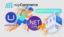 nopCommerce + Umbraco + TurboStack + Linux oplossing